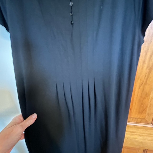 J Jill Wearever Collection Black Tee Shirt Dress - Picture 3 of 5